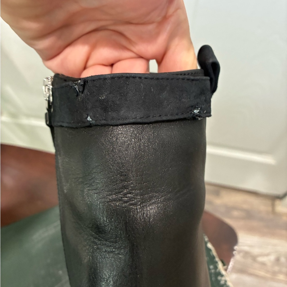 Ralph Lauren Black Heeled Boots for Women - Picture 4 of 13